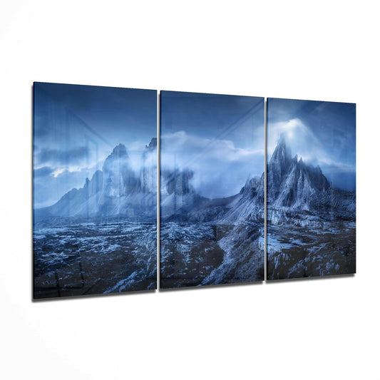 Mountains Glass Art