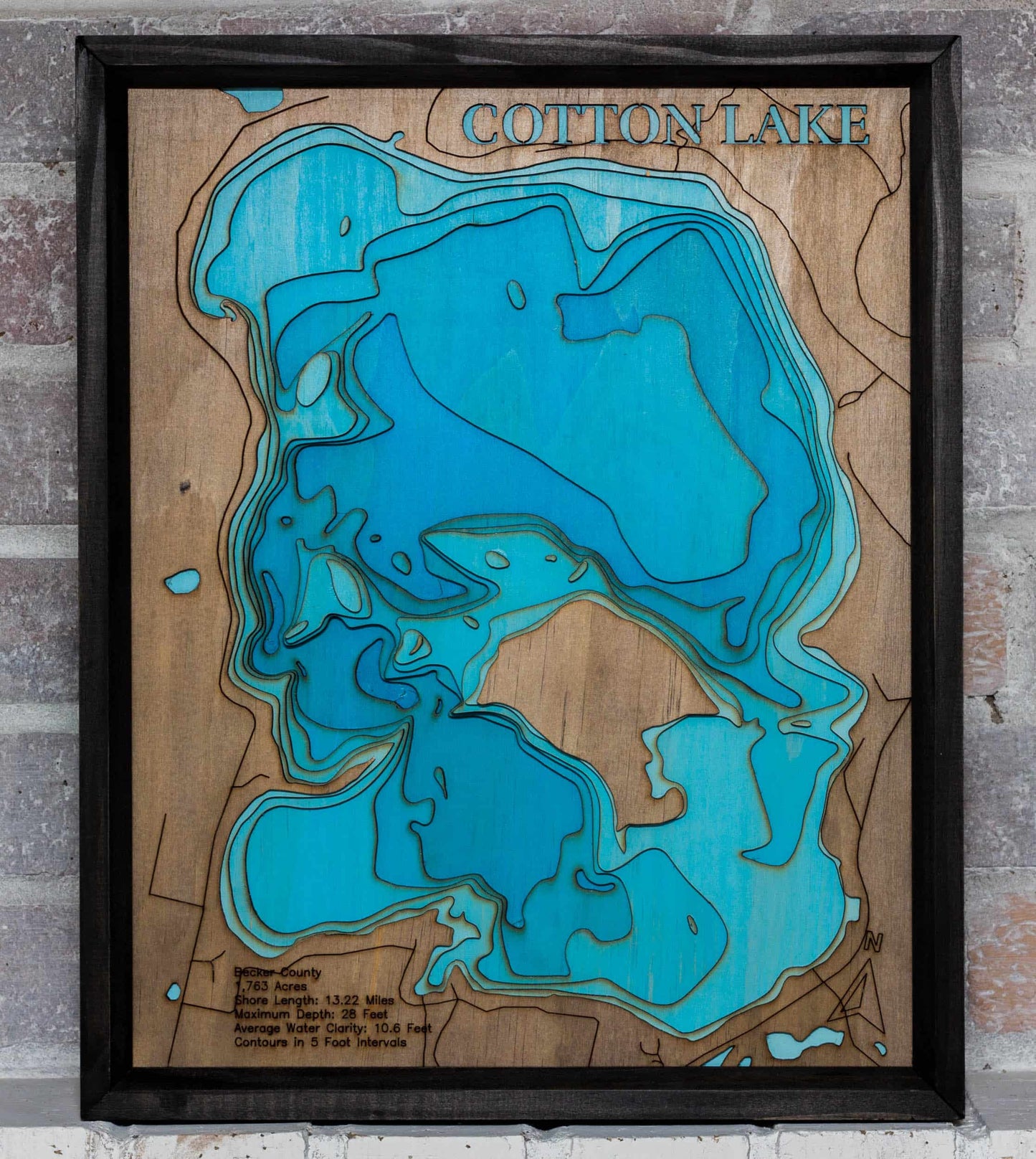 Cotton Lake in Becker County, Minnesota