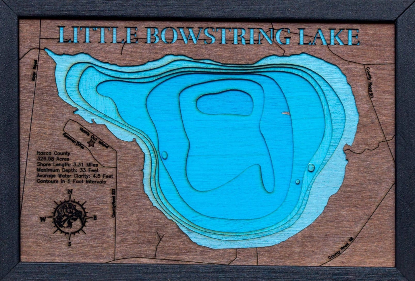 Little Bowstring Lake in Itasca County, Minnesota