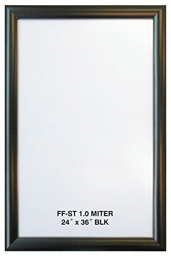 Premium Anodized Aluminum Poster Frame — Custom Size Made in the USA