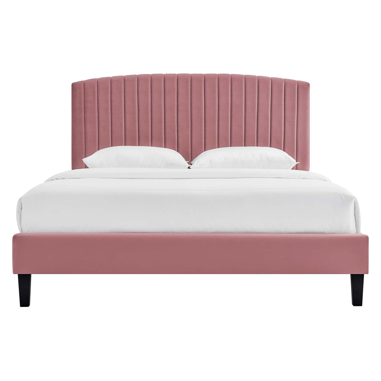 Alessi Performance Velvet Queen Platform Bed by Modway