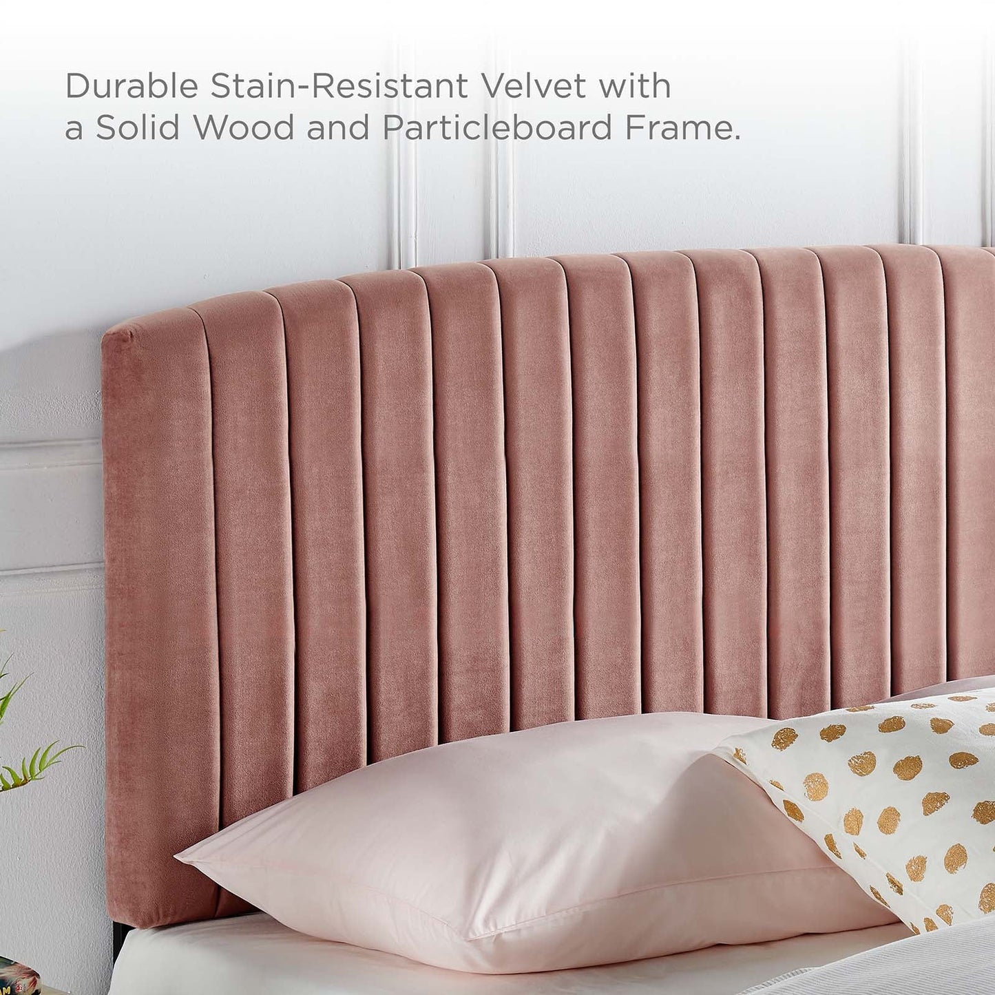 Alessi Performance Velvet Queen Platform Bed by Modway