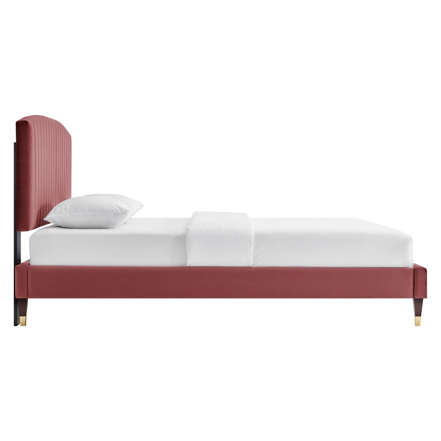 Alessi Performance Velvet Queen Platform Bed by Modway