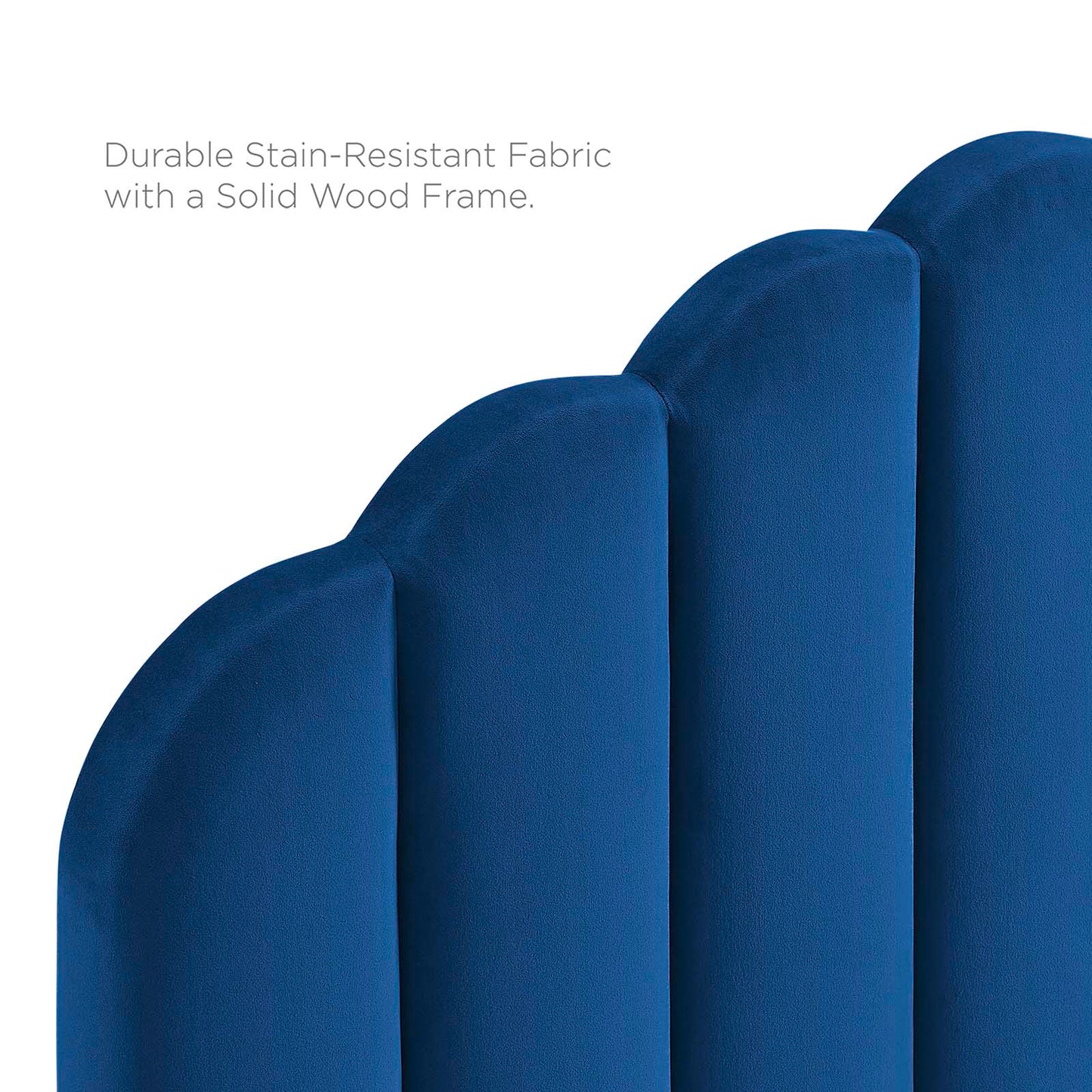 Daisy Performance Velvet Queen Platform Bed by Modway
