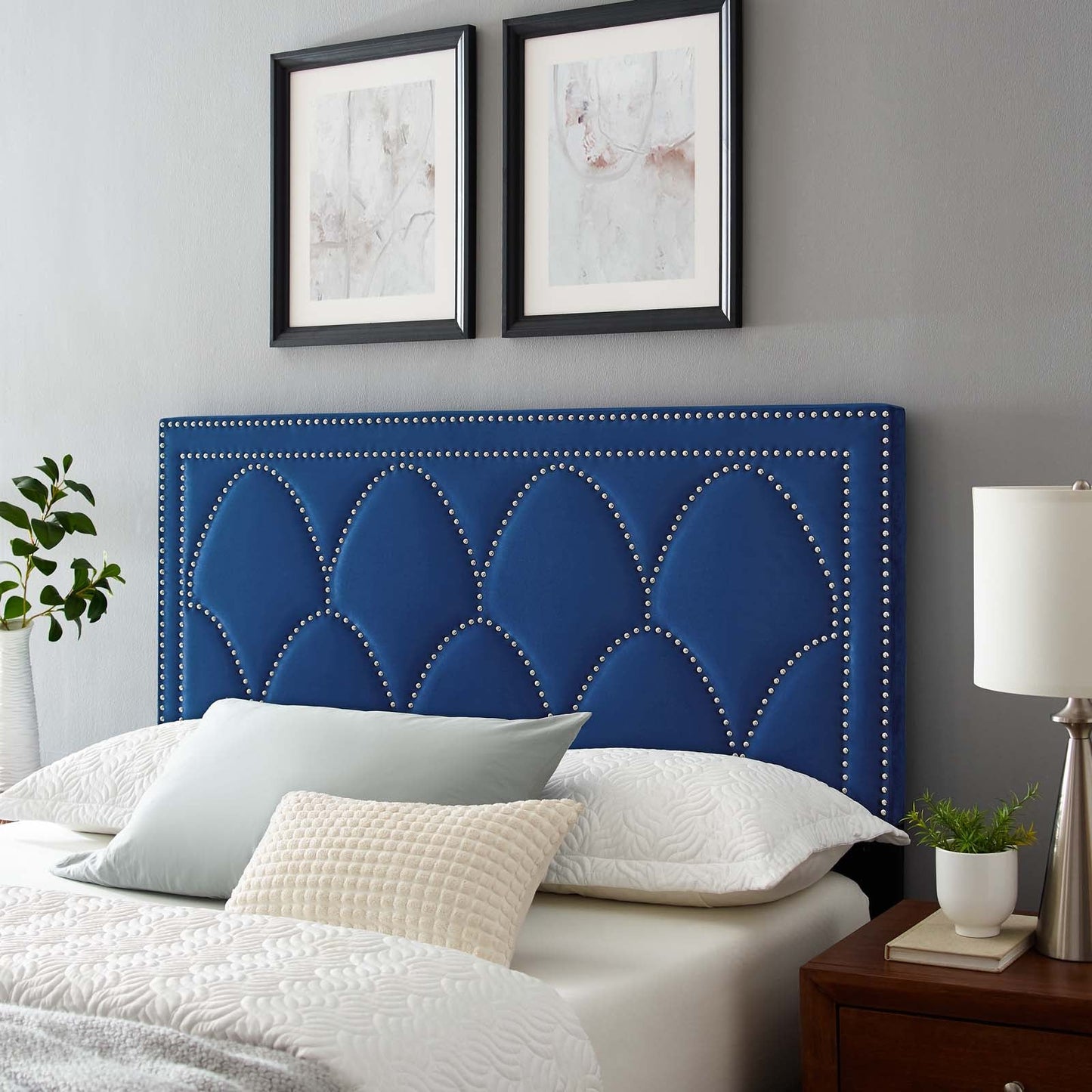 Greta Performance Velvet King/California King Headboard by Modway