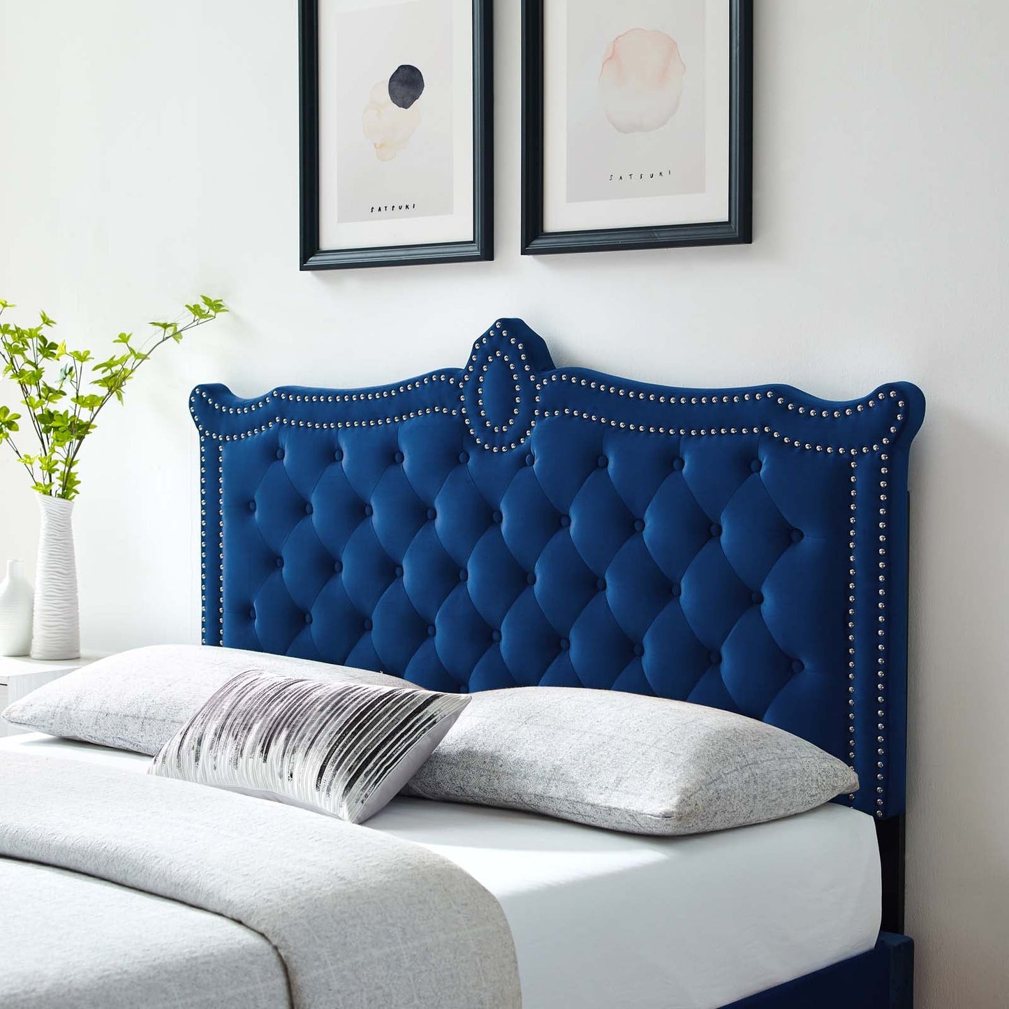 Louisa Tufted Performance Velvet Twin Headboard by Modway