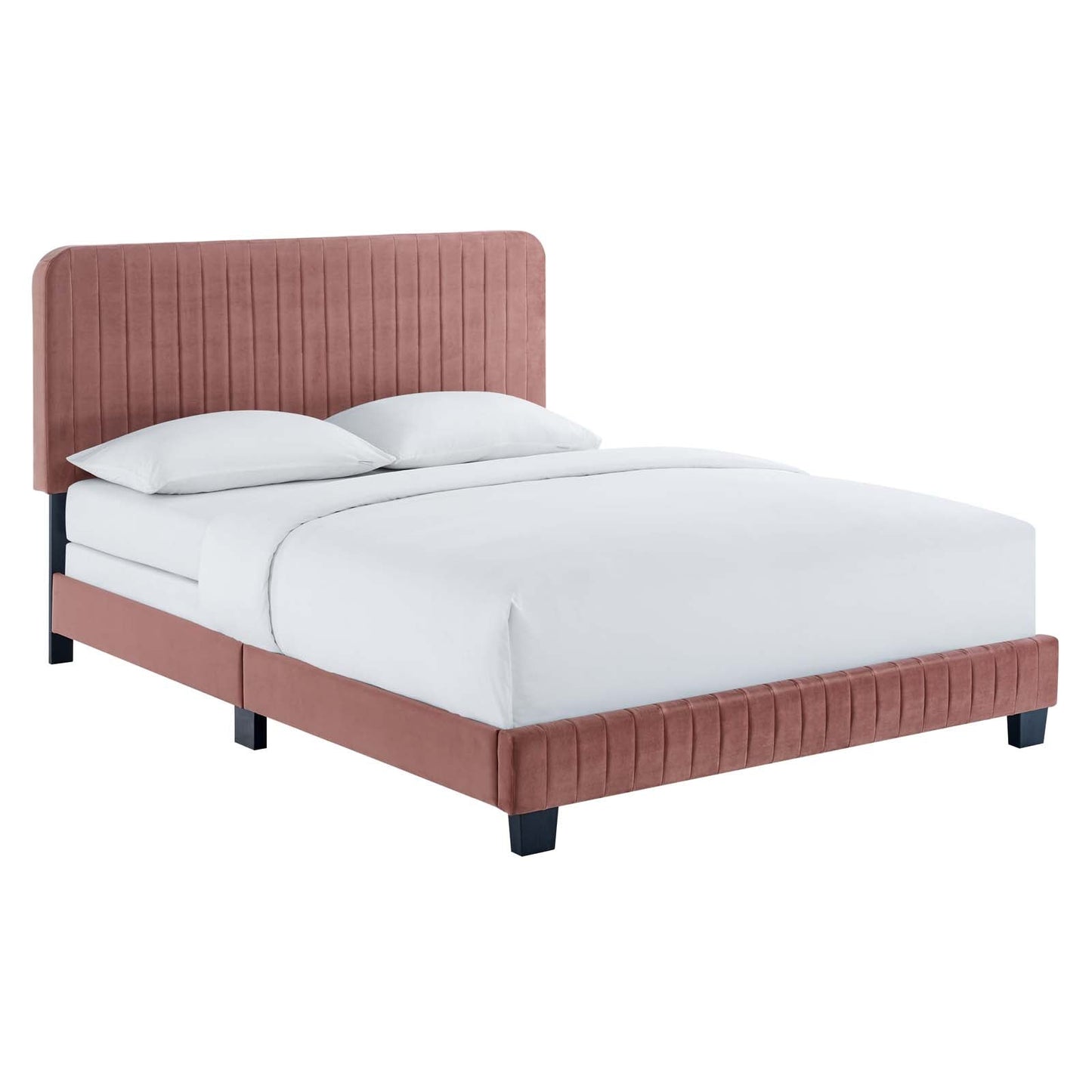 Celine Channel Tufted Performance Velvet King Bed by Modway