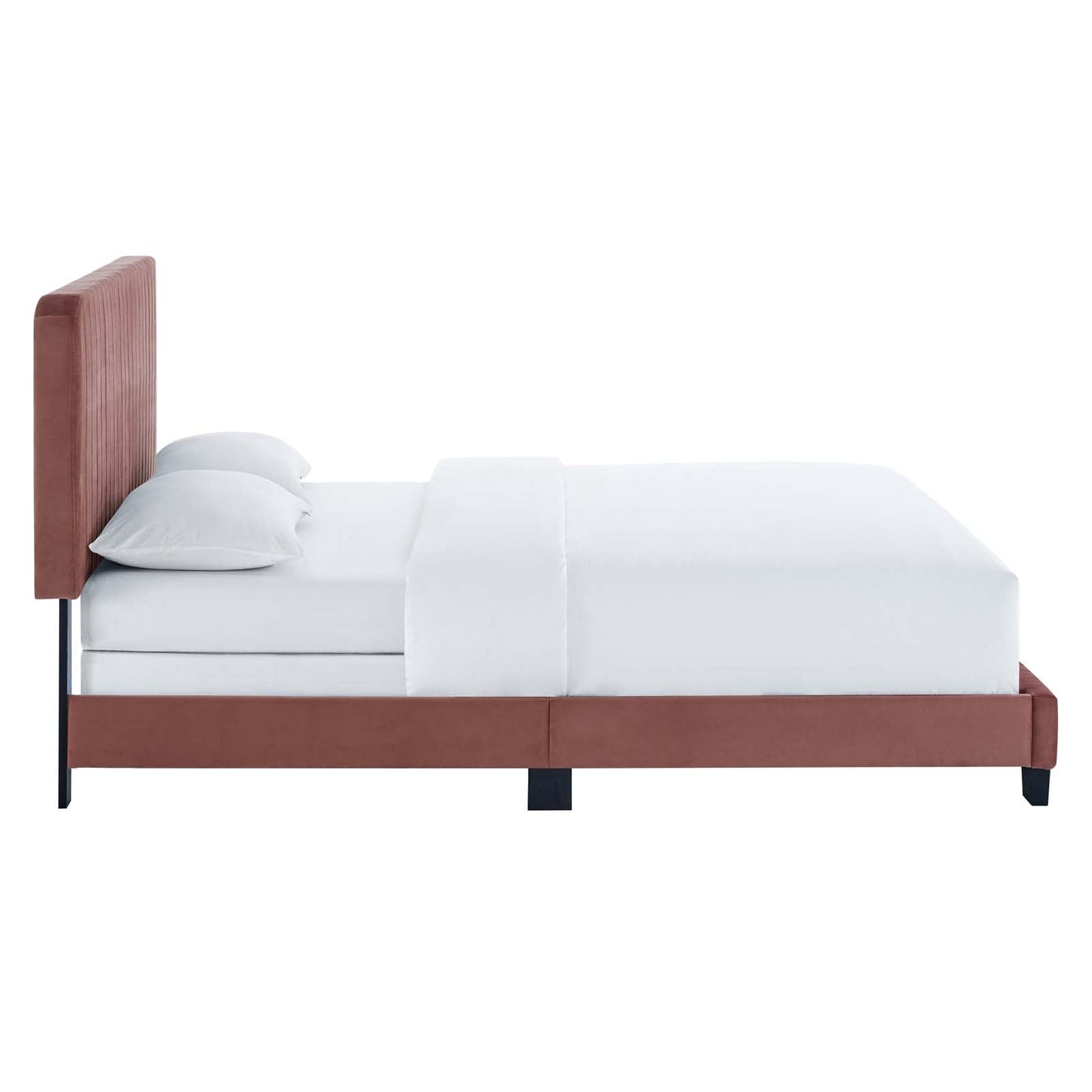 Celine Channel Tufted Performance Velvet King Bed by Modway