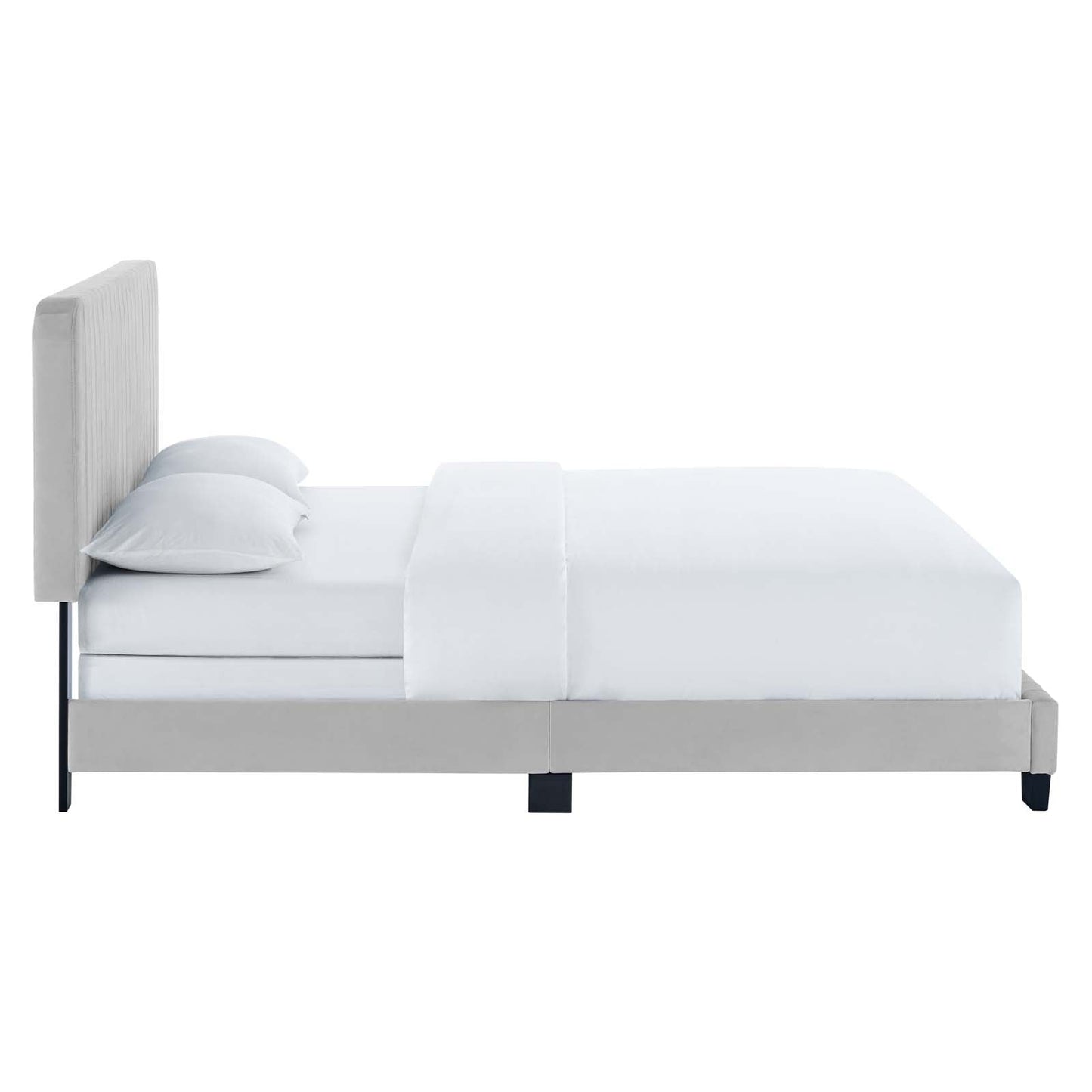 Celine Channel Tufted Performance Velvet King Bed by Modway