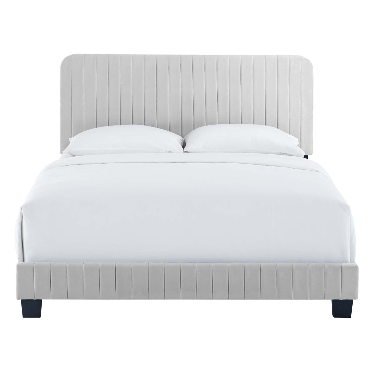 Celine Channel Tufted Performance Velvet King Bed by Modway