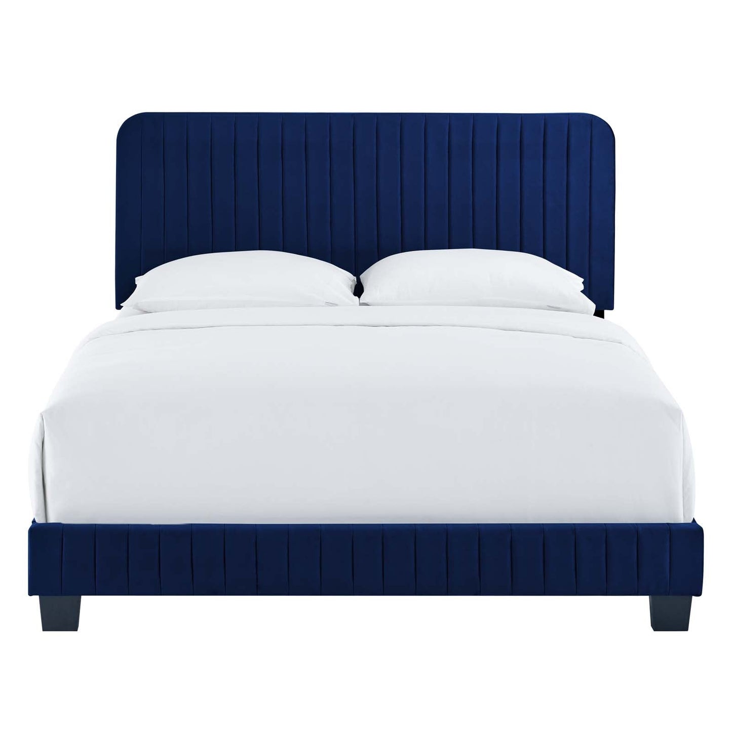 Celine Channel Tufted Performance Velvet King Bed by Modway