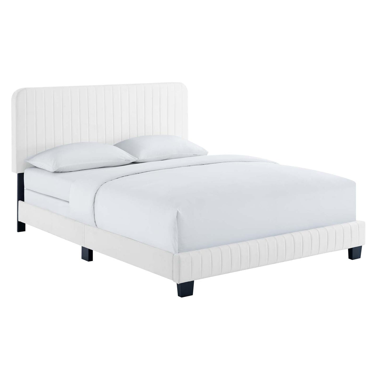 Celine Channel Tufted Performance Velvet King Bed by Modway