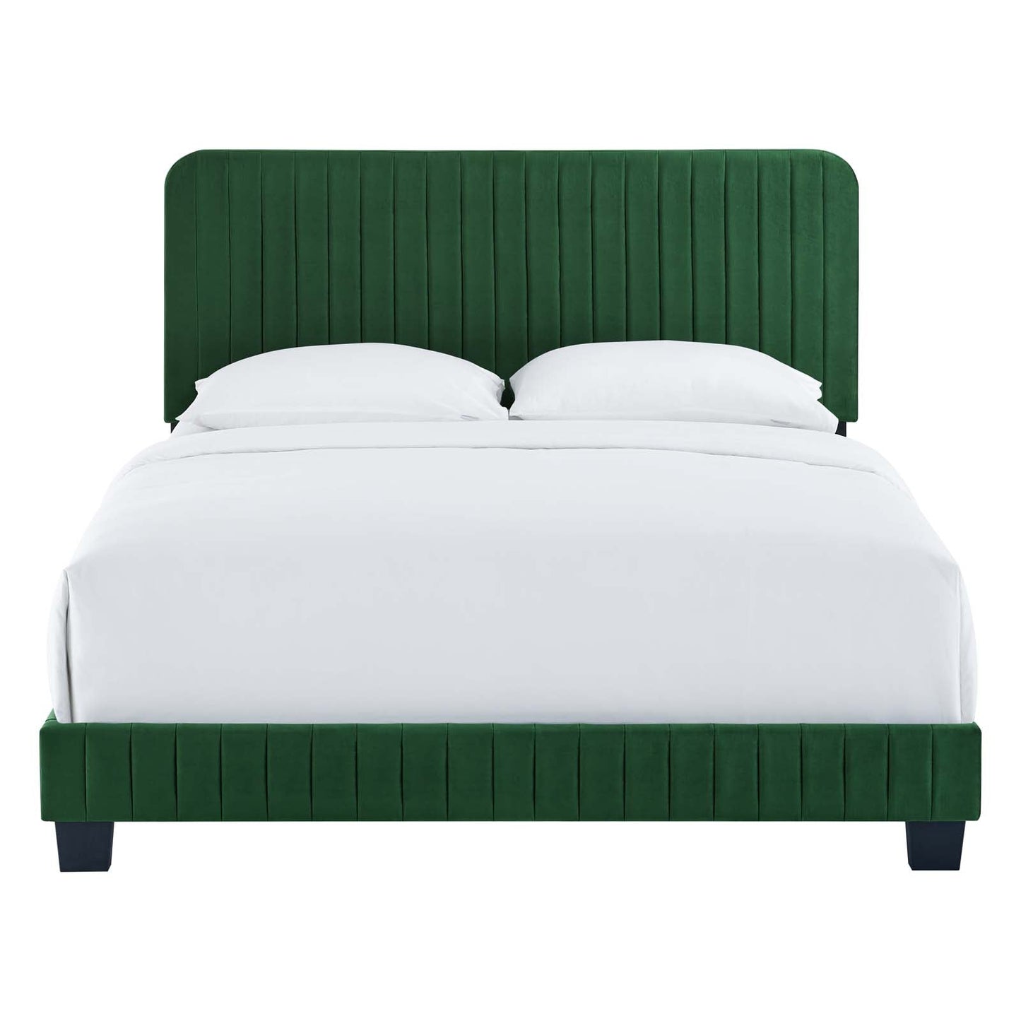 Celine Channel Tufted Performance Velvet Full Bed by Modway