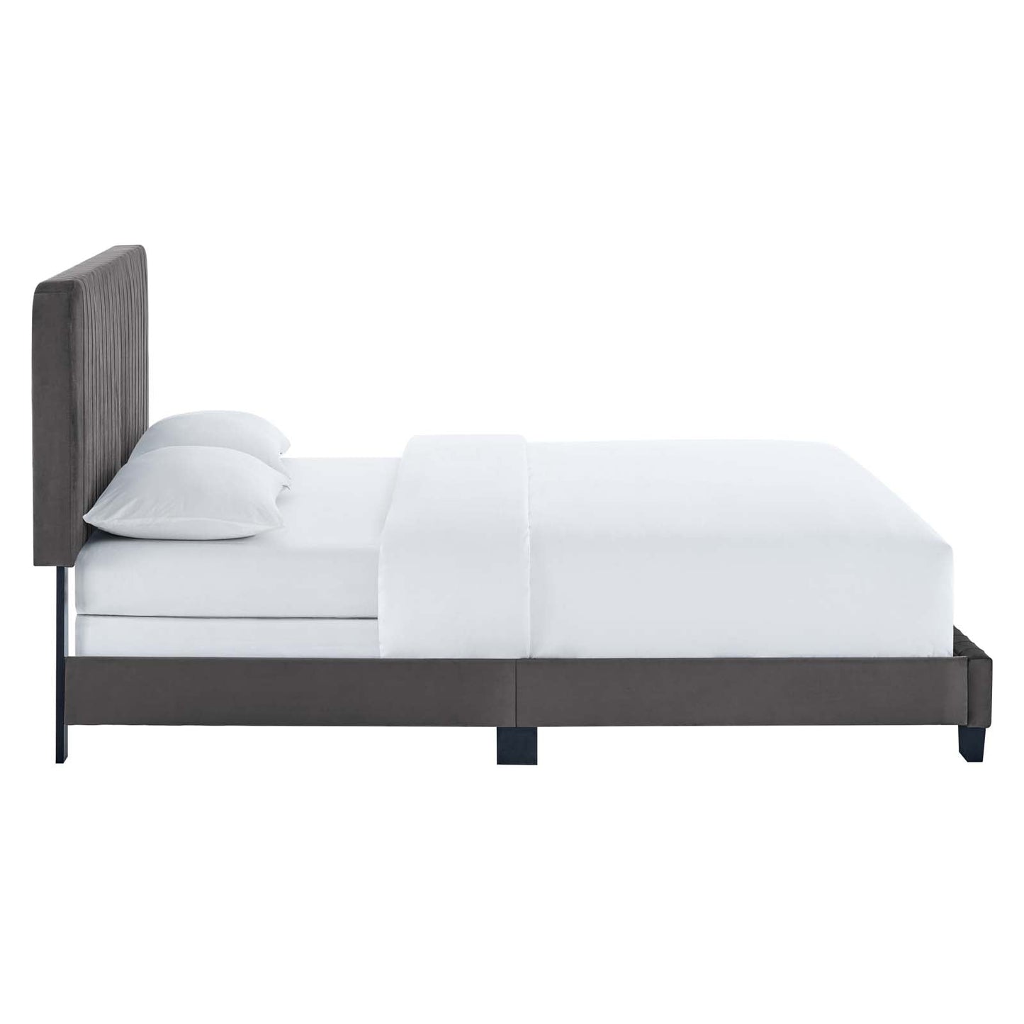 Celine Channel Tufted Performance Velvet Full Bed by Modway
