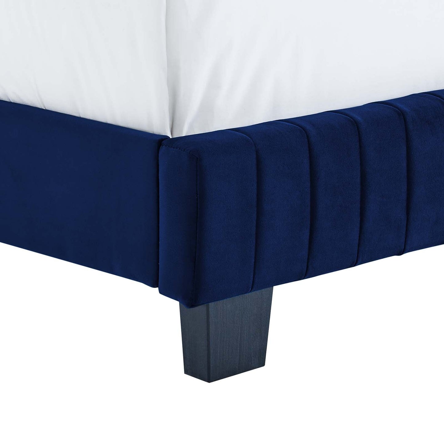 Celine Channel Tufted Performance Velvet Twin Bed by Modway