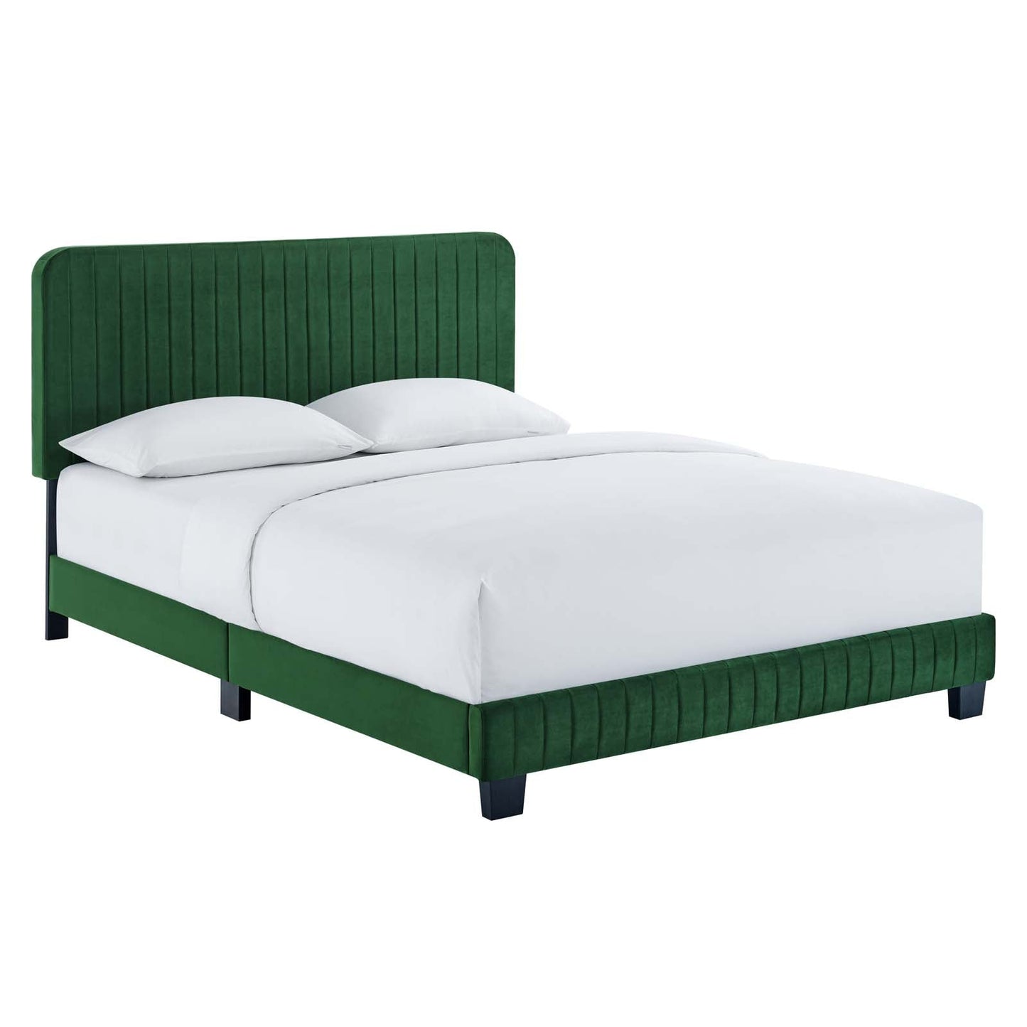Celine Channel Tufted Performance Velvet Full Platform Bed by Modway
