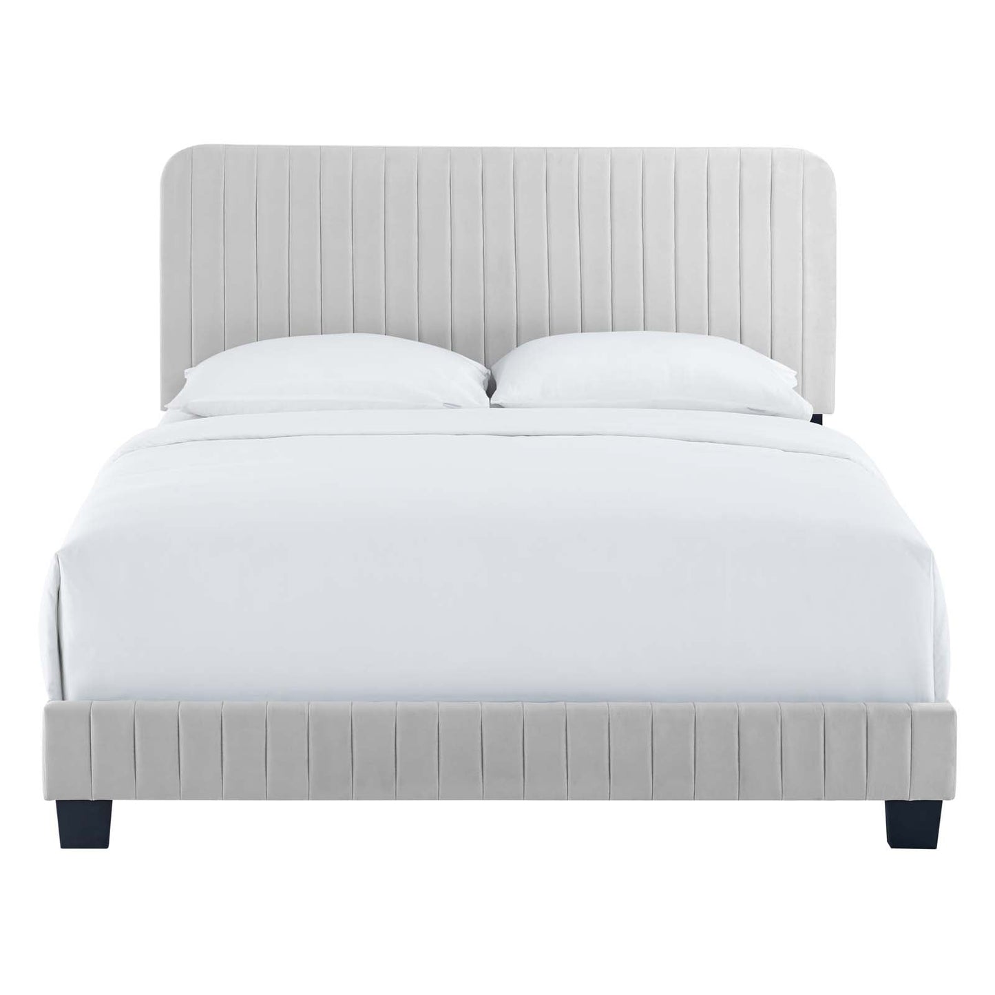 Celine Channel Tufted Performance Velvet Full Platform Bed by Modway