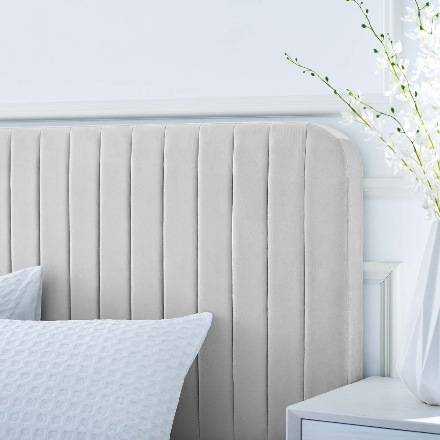 Celine Channel Tufted Performance Velvet Full Platform Bed by Modway