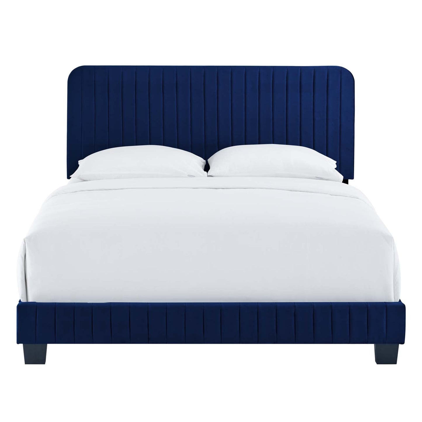 Celine Channel Tufted Performance Velvet Full Platform Bed by Modway