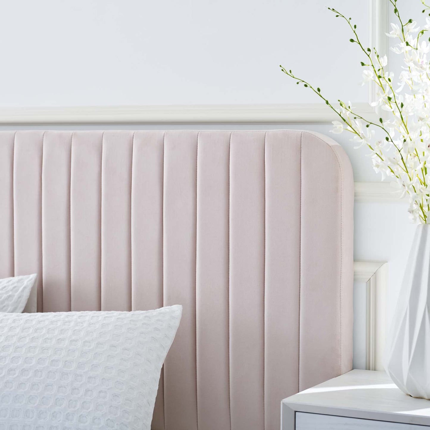 Celine Channel Tufted Performance Velvet Full Platform Bed by Modway