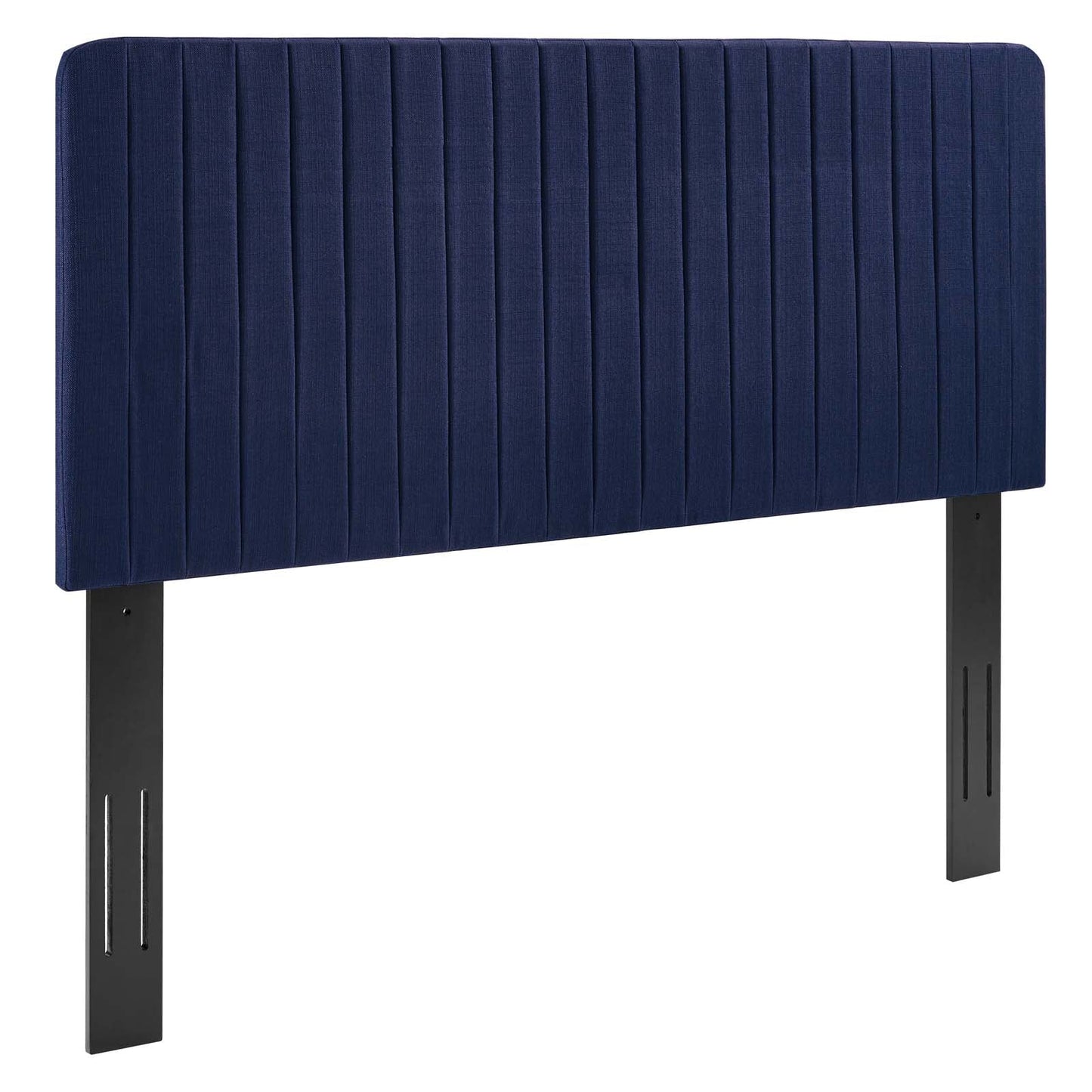 Milenna Channel Tufted Upholstered Fabric Twin Headboard by Modway