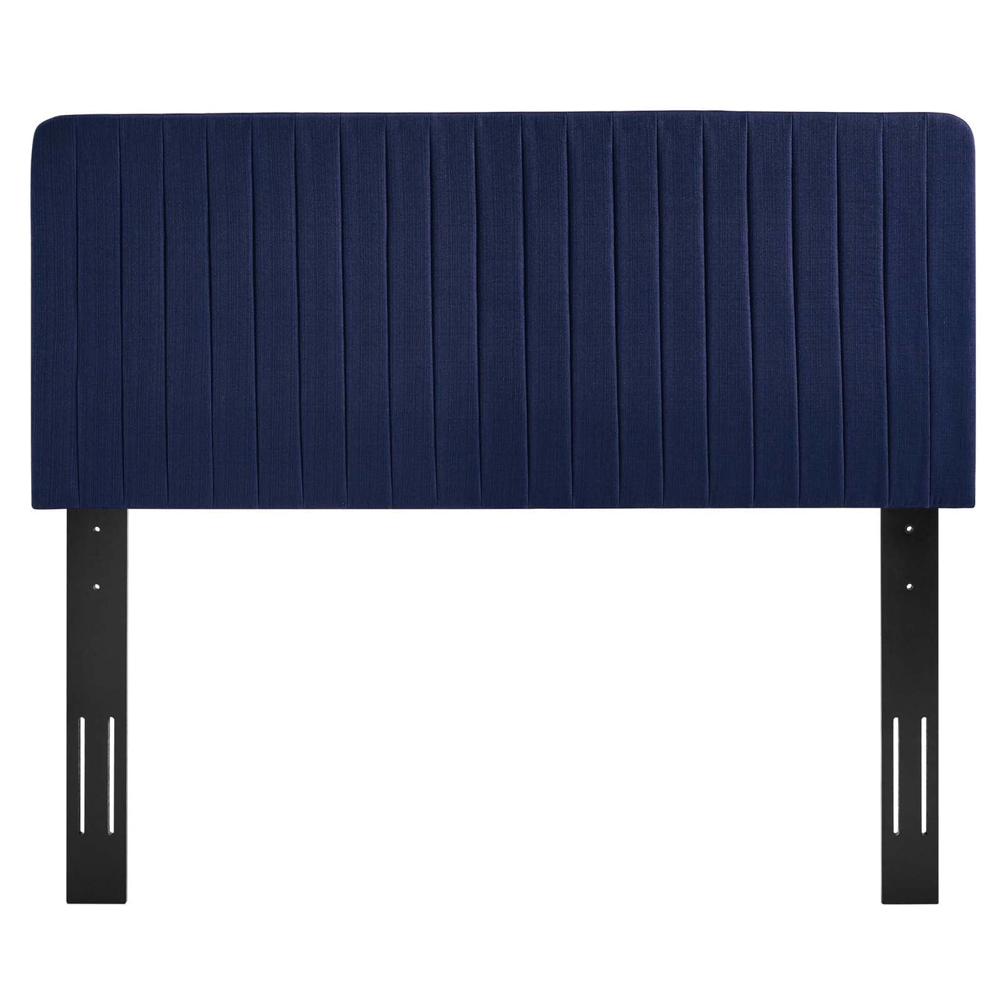 Milenna Channel Tufted Upholstered Fabric Twin Headboard by Modway