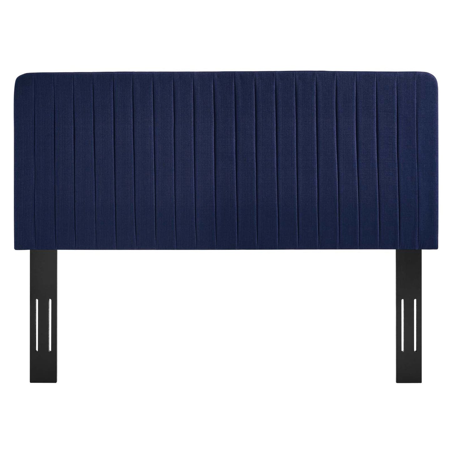 Milenna Channel Tufted Upholstered Fabric Twin Headboard by Modway
