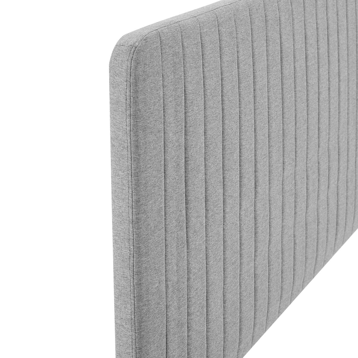 Milenna Channel Tufted Upholstered Fabric Full/Queen Headboard by Modway