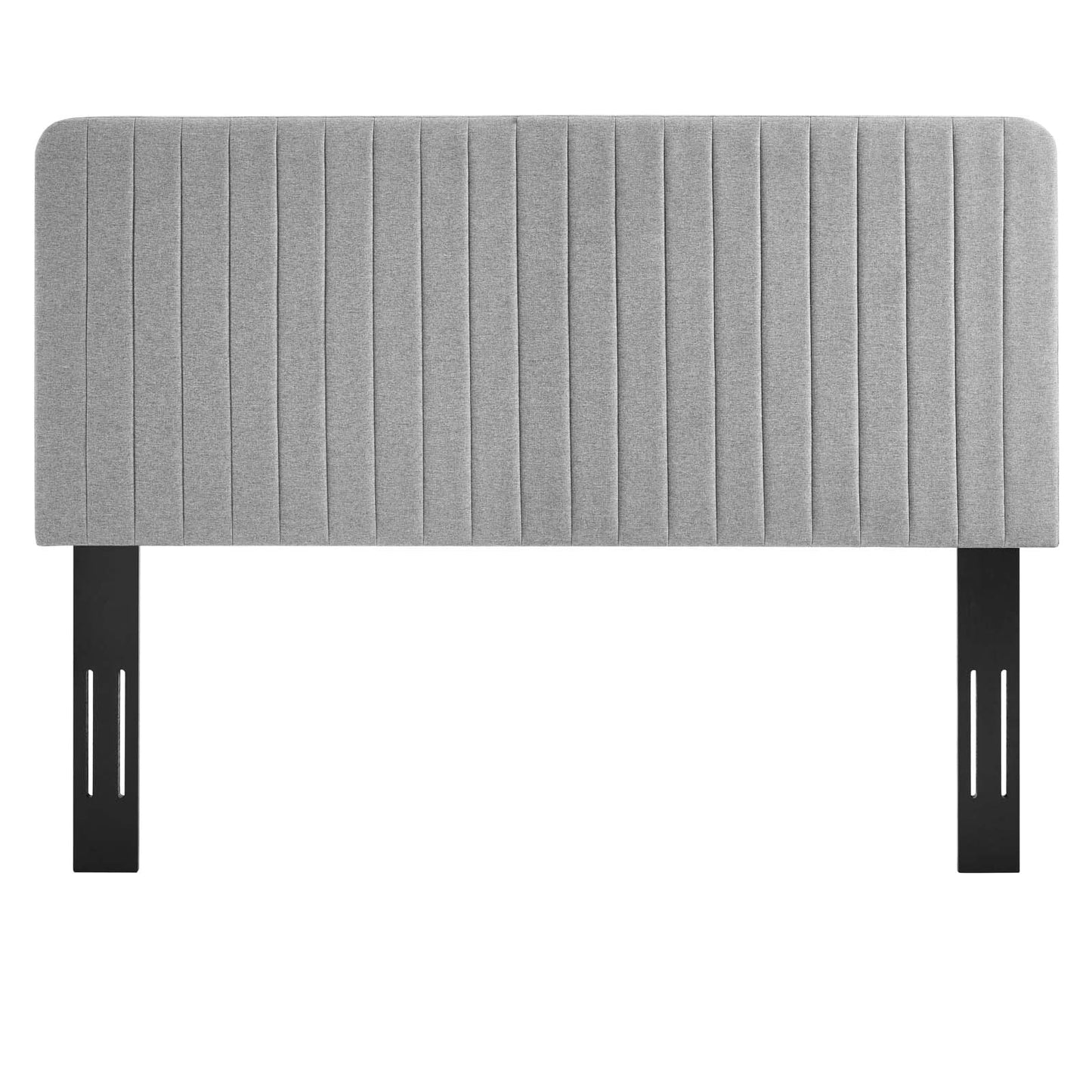 Milenna Channel Tufted Upholstered Fabric Full/Queen Headboard by Modway