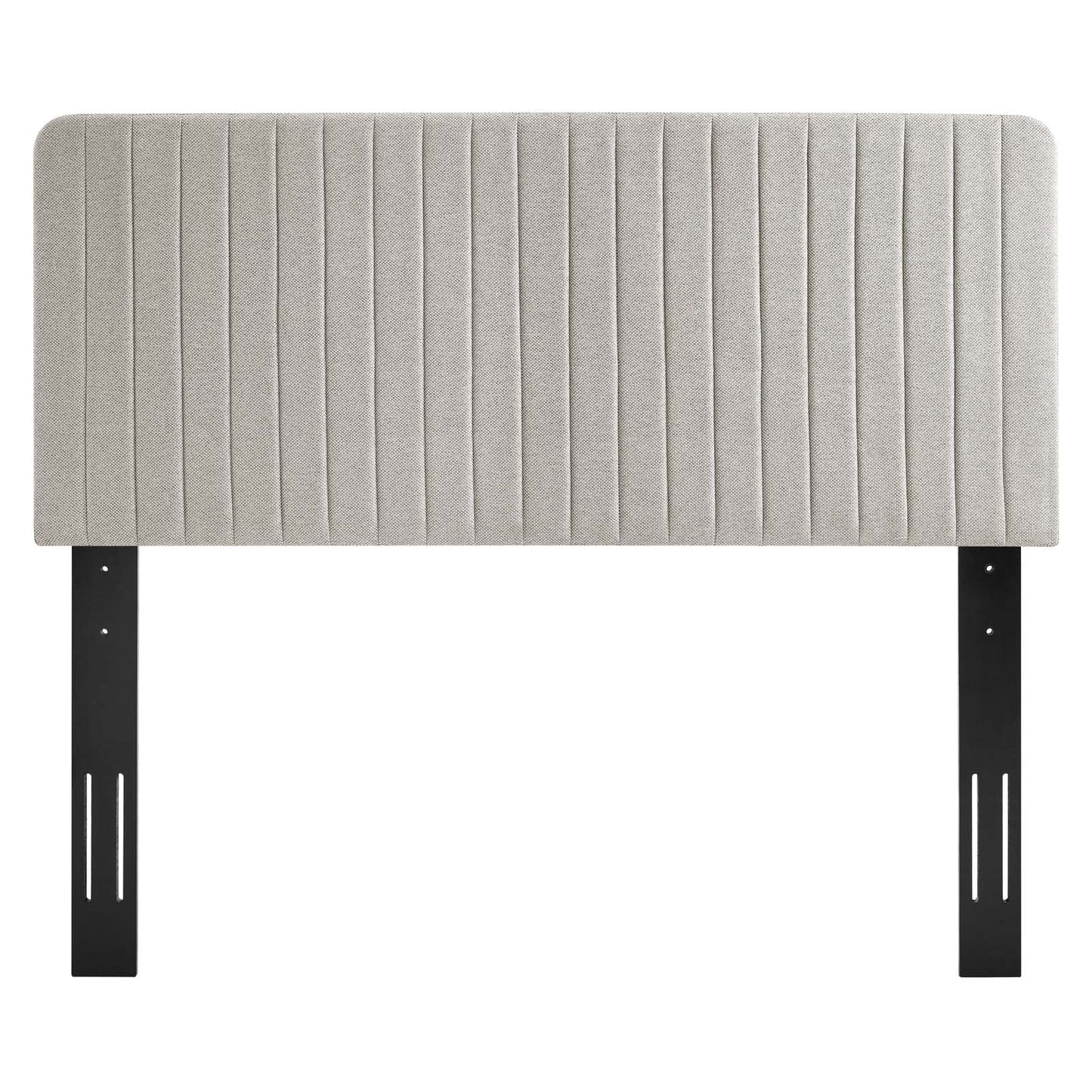 Milenna Channel Tufted Upholstered Fabric Full/Queen Headboard by Modway