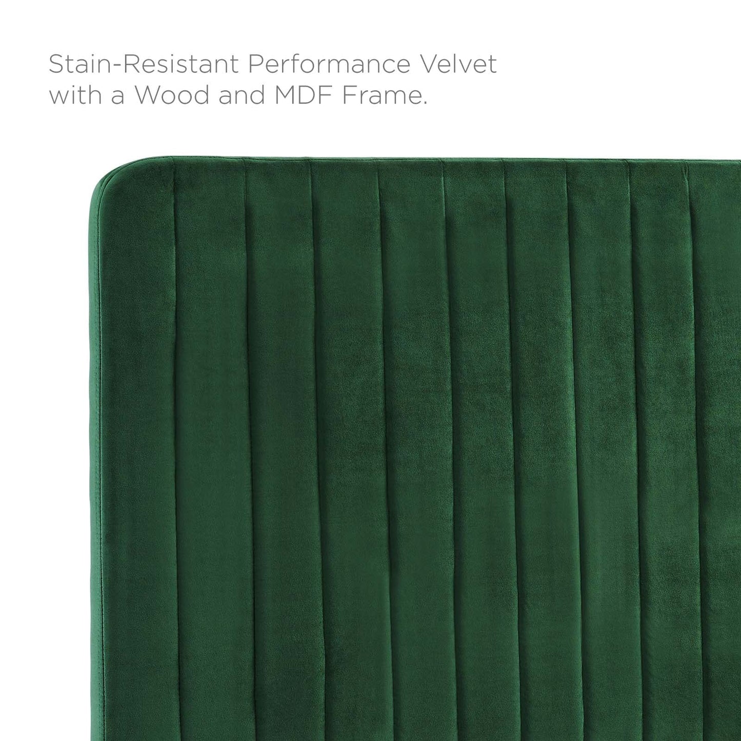 Milenna Channel Tufted Performance Velvet King/California King Headboard by Modway