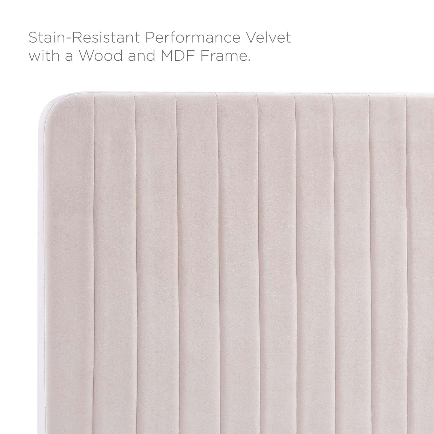 Milenna Channel Tufted Performance Velvet King/California King Headboard by Modway