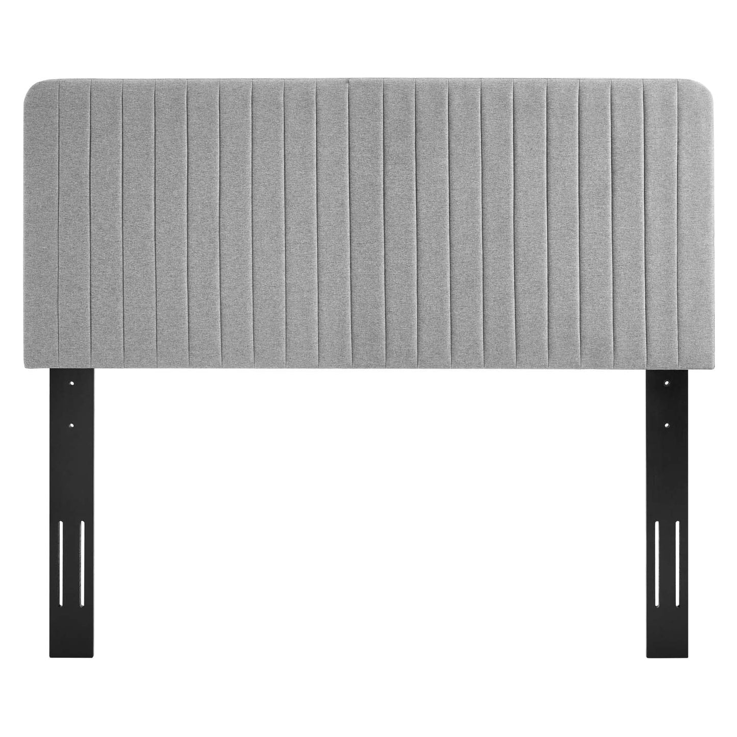 Milenna Channel Tufted Upholstered Fabric King/California King Headboard by Modway