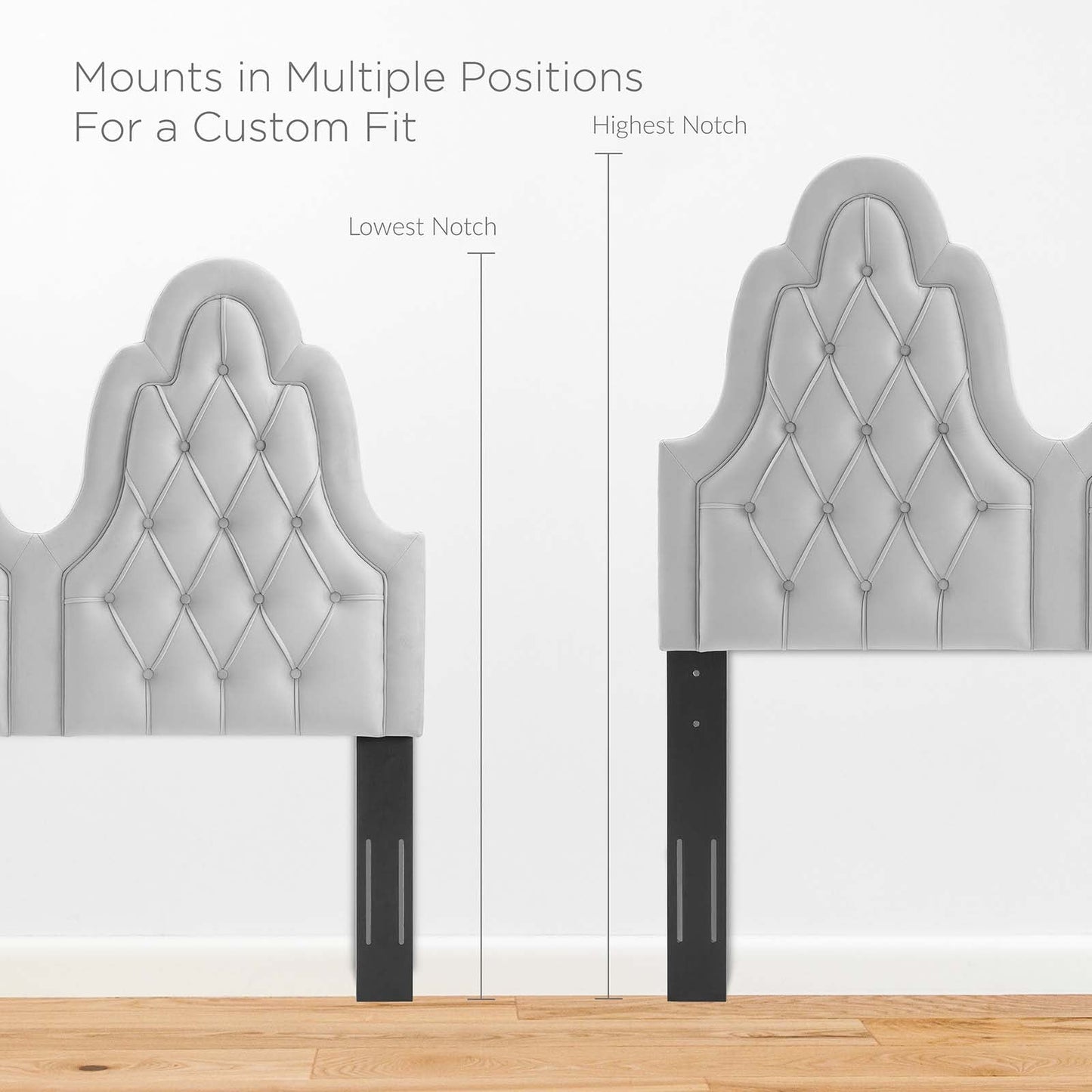 Augustine Tufted Performance Velvet Twin Headboard by Modway