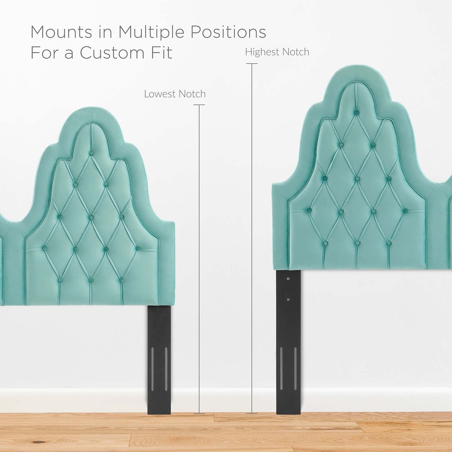 Augustine Tufted Performance Velvet Twin Headboard by Modway