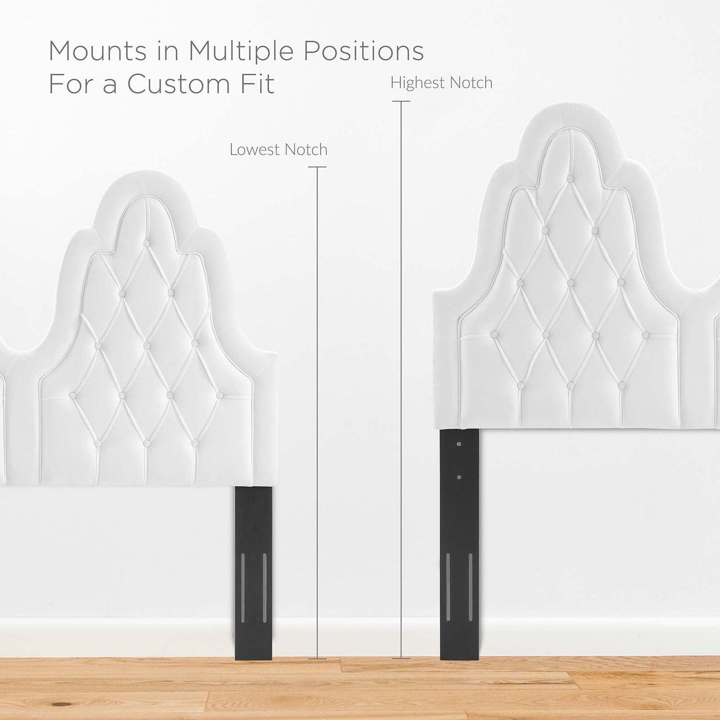 Augustine Tufted Performance Velvet Twin Headboard by Modway
