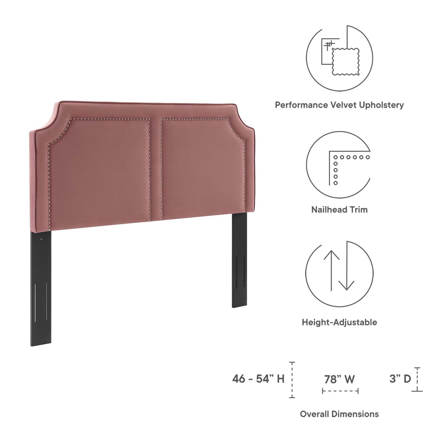Cynthia Performance Velvet King/California King Headboard by Modway
