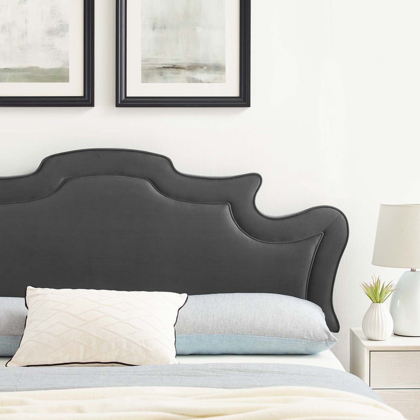 Evangeline Performance Velvet Twin Headboard by Modway