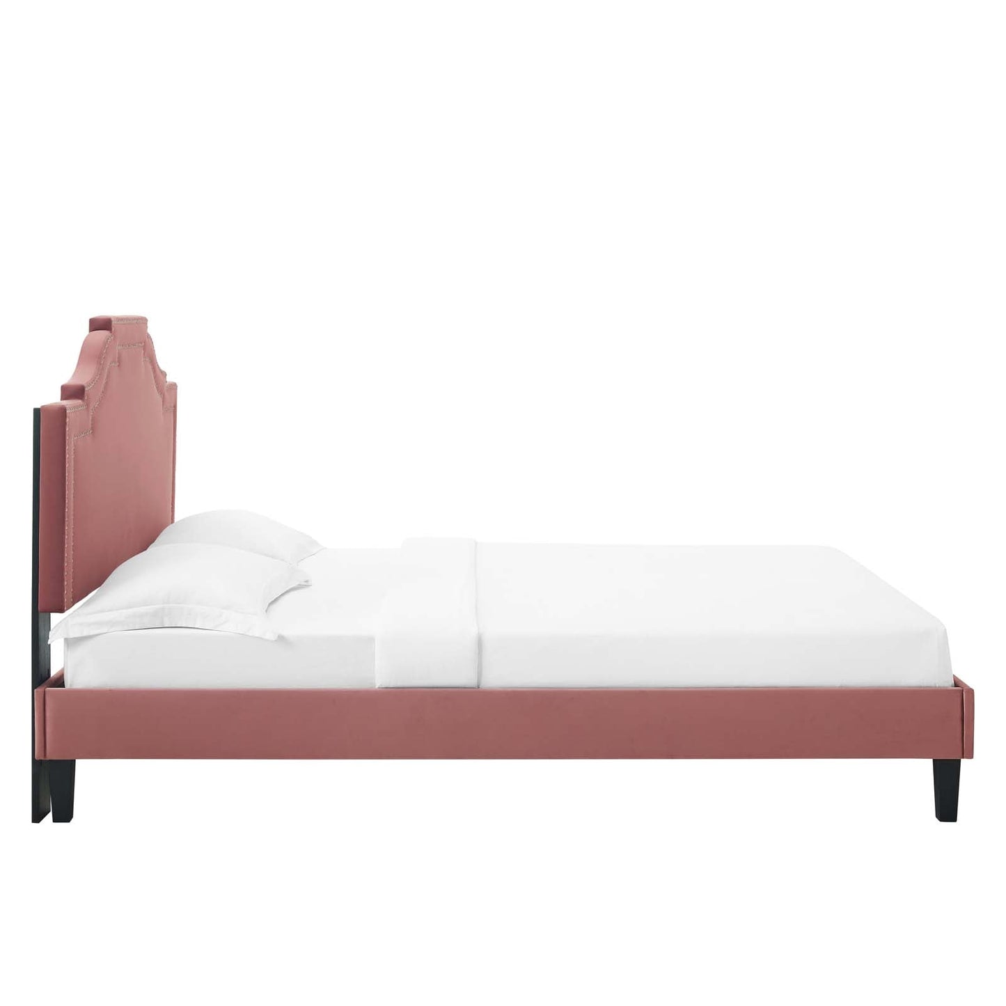 Adelaide Performance Velvet Queen Platform Bed by Modway