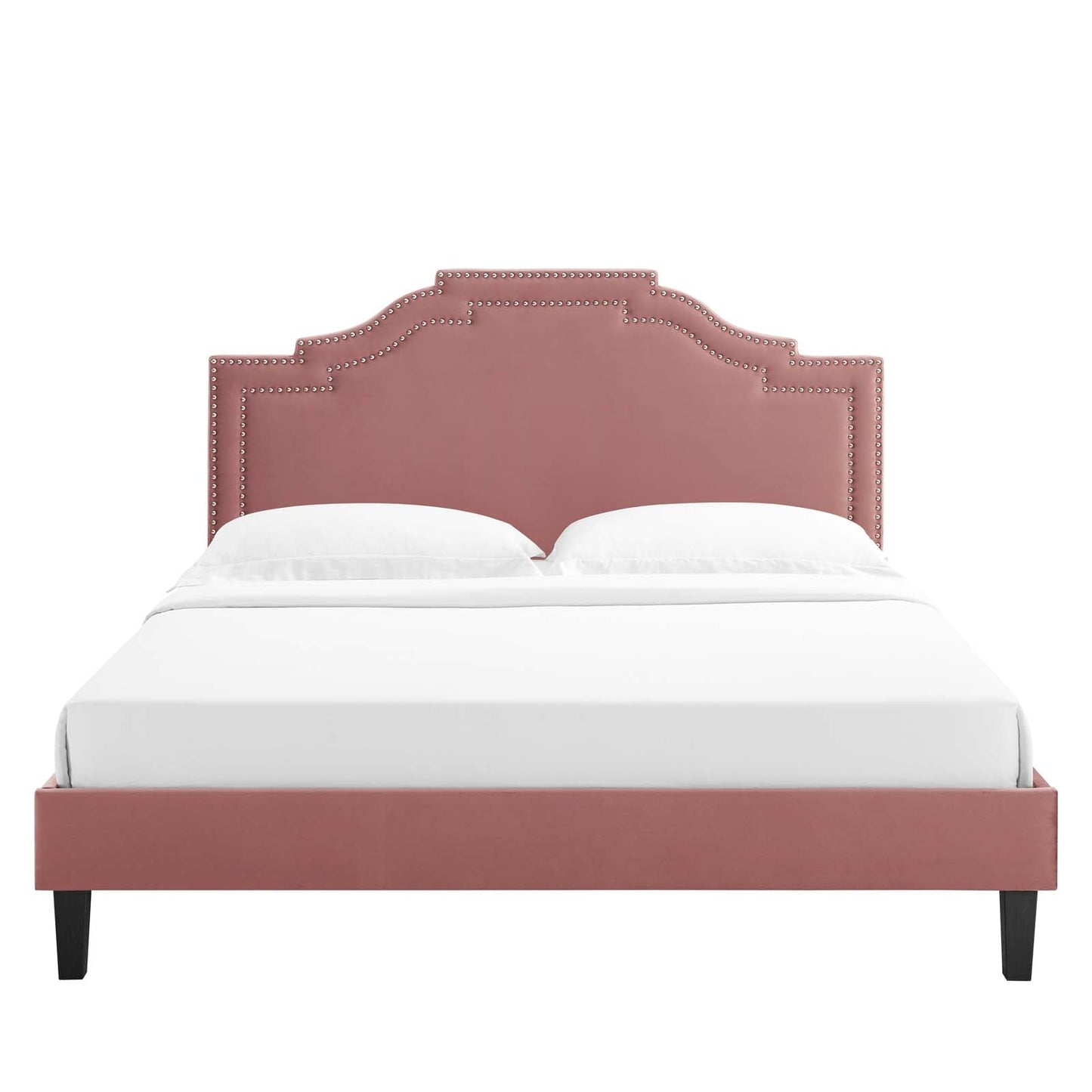 Adelaide Performance Velvet Queen Platform Bed by Modway