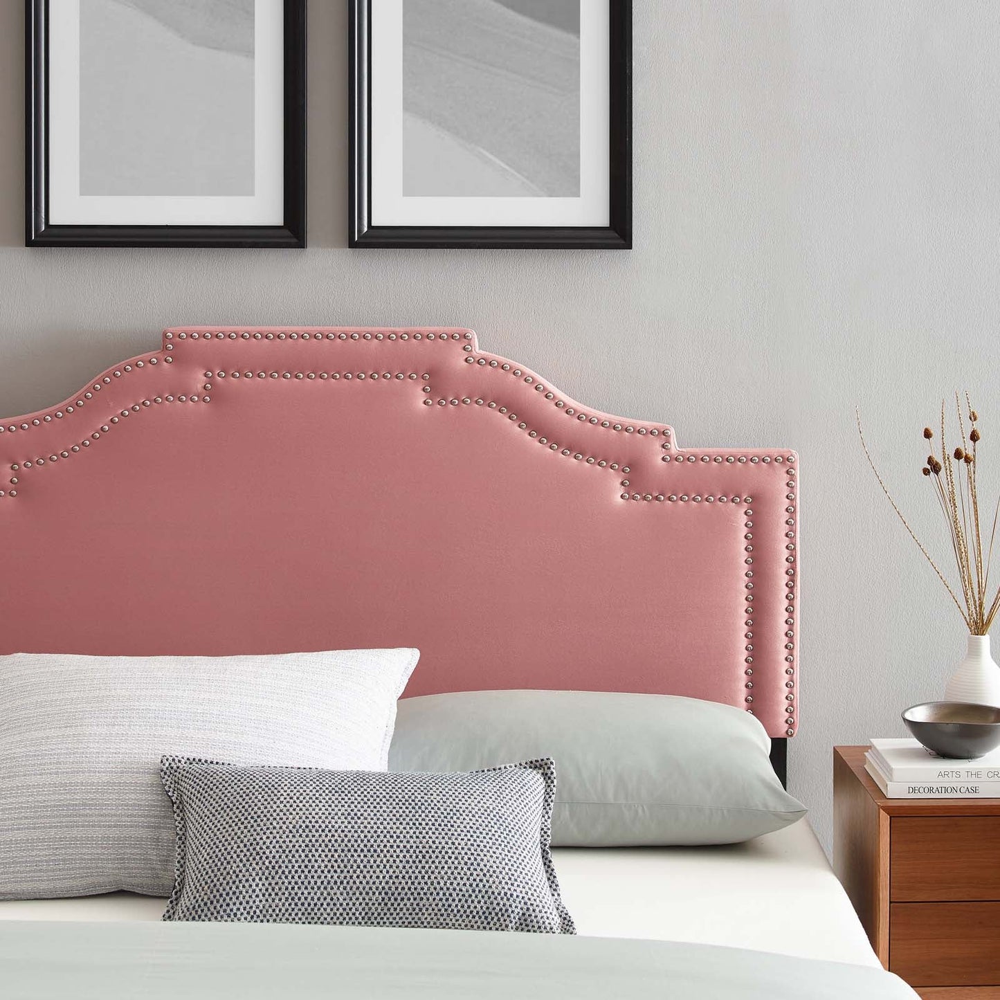 Adelaide Performance Velvet Queen Platform Bed by Modway