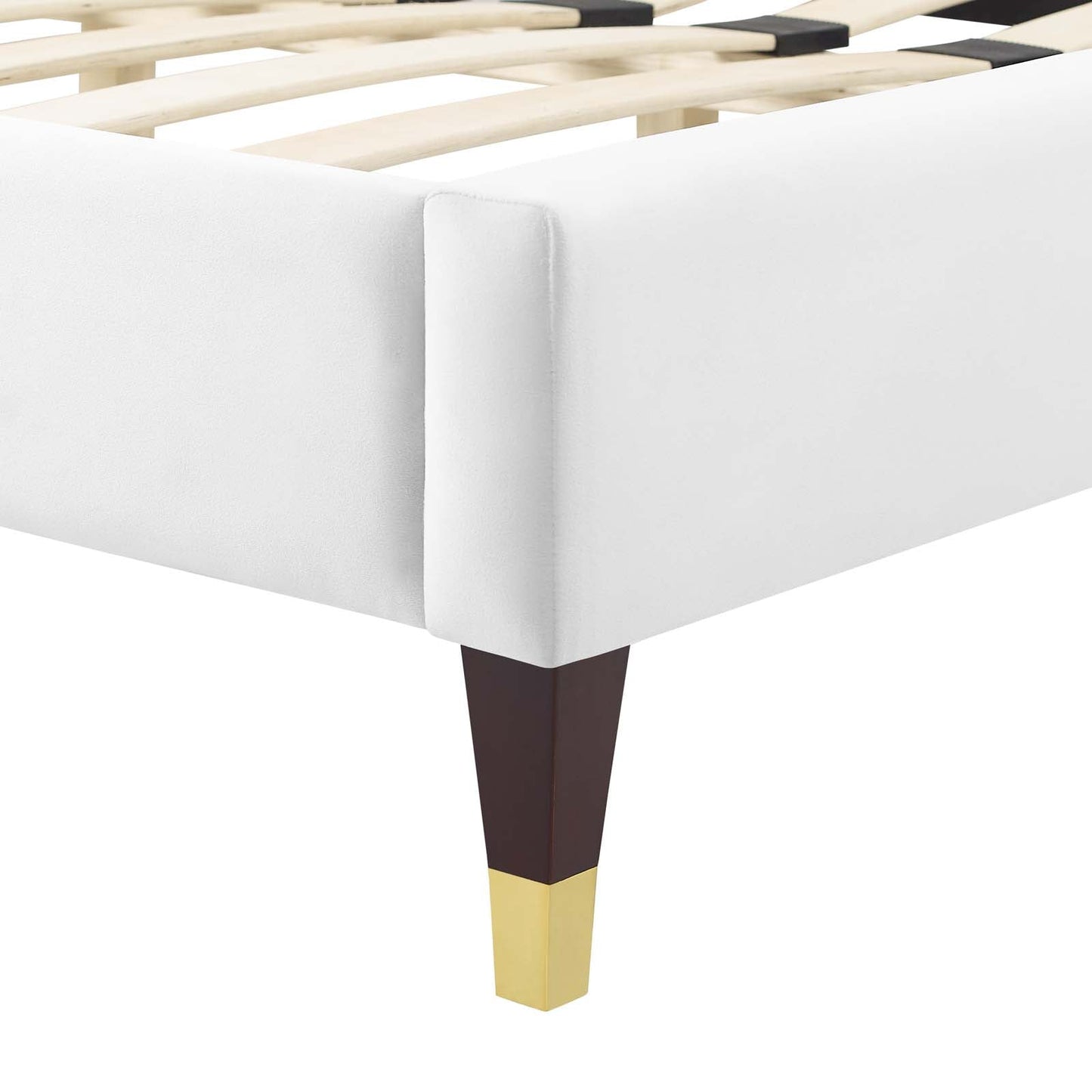 Peyton Performance Velvet Queen Platform Bed by Modway
