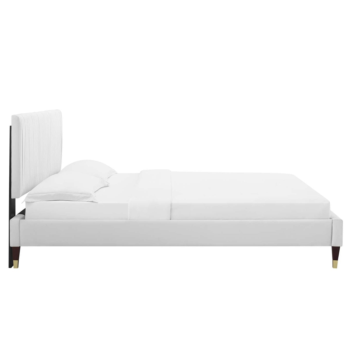 Peyton Performance Velvet Queen Platform Bed by Modway