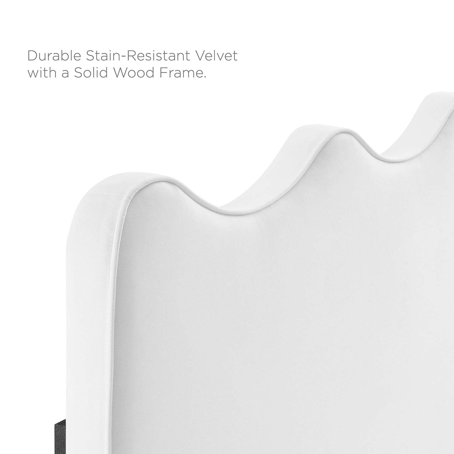Current Performance Velvet Twin Platform Bed by Modway