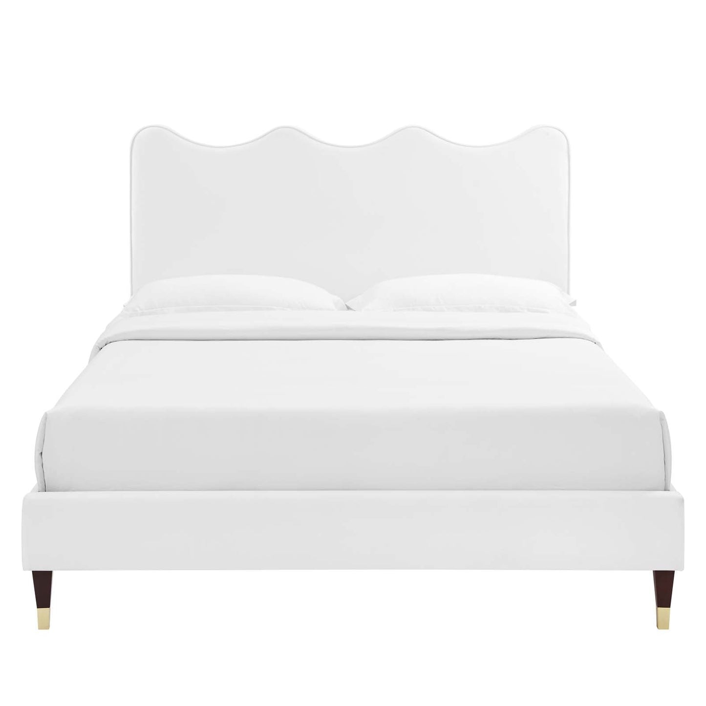 Current Performance Velvet Full Platform Bed by Modway