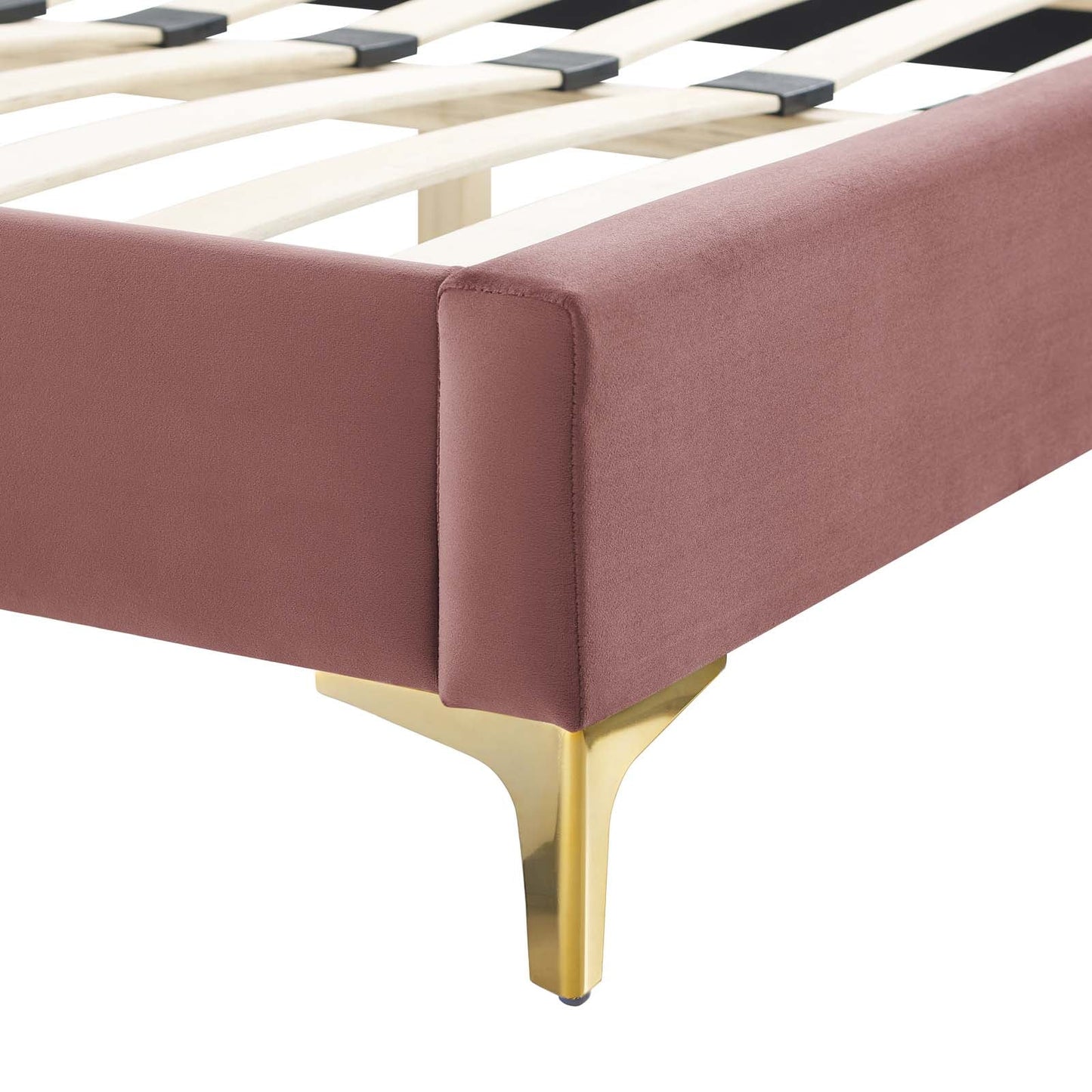 Current Performance Velvet Queen Platform Bed by Modway