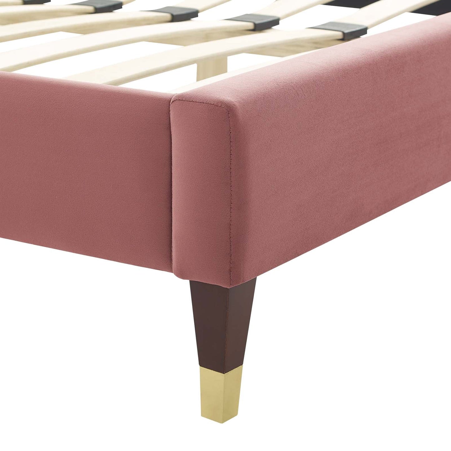 Current Performance Velvet Queen Platform Bed by Modway