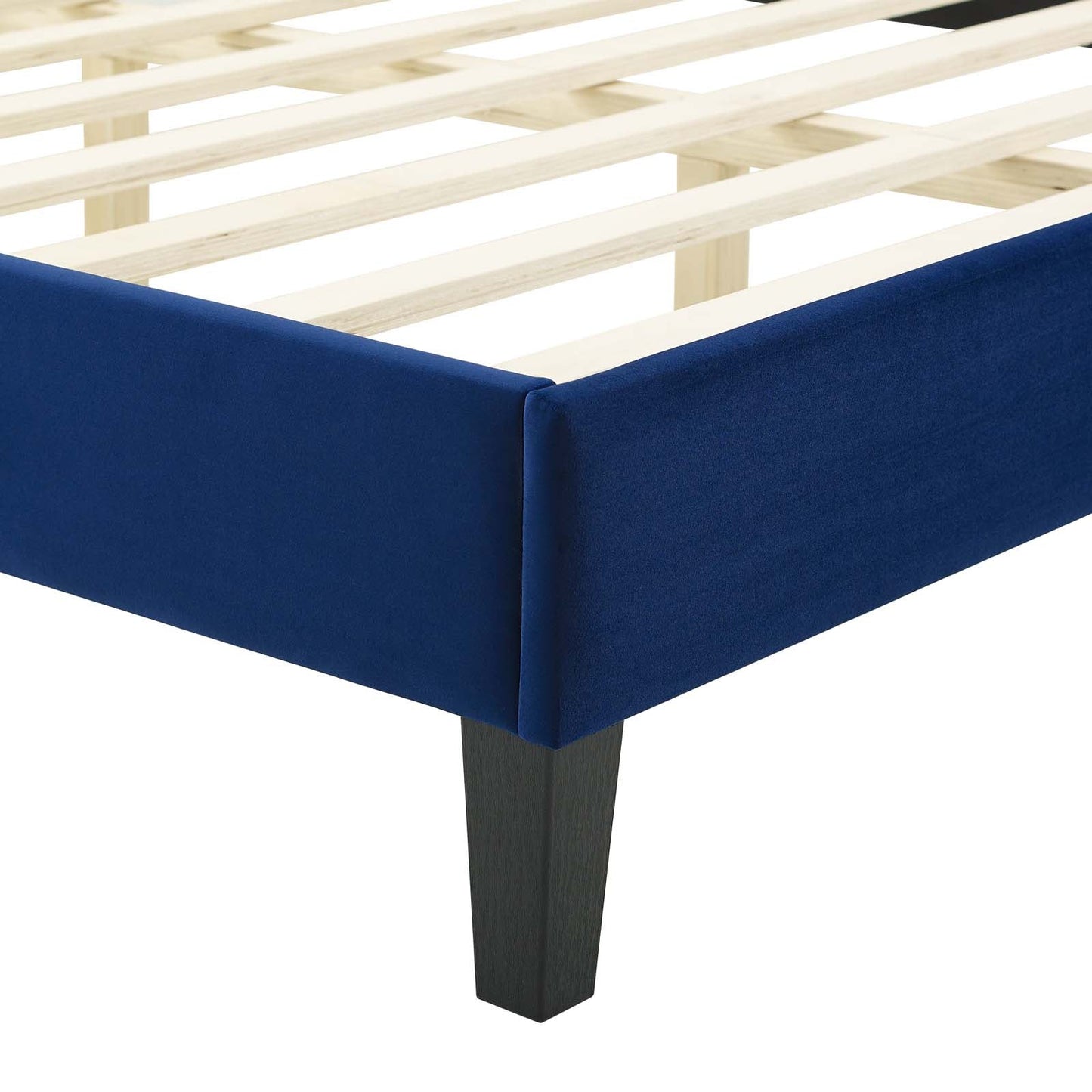 Juniper Channel Tufted Performance Velvet Queen Platform Bed by Modway