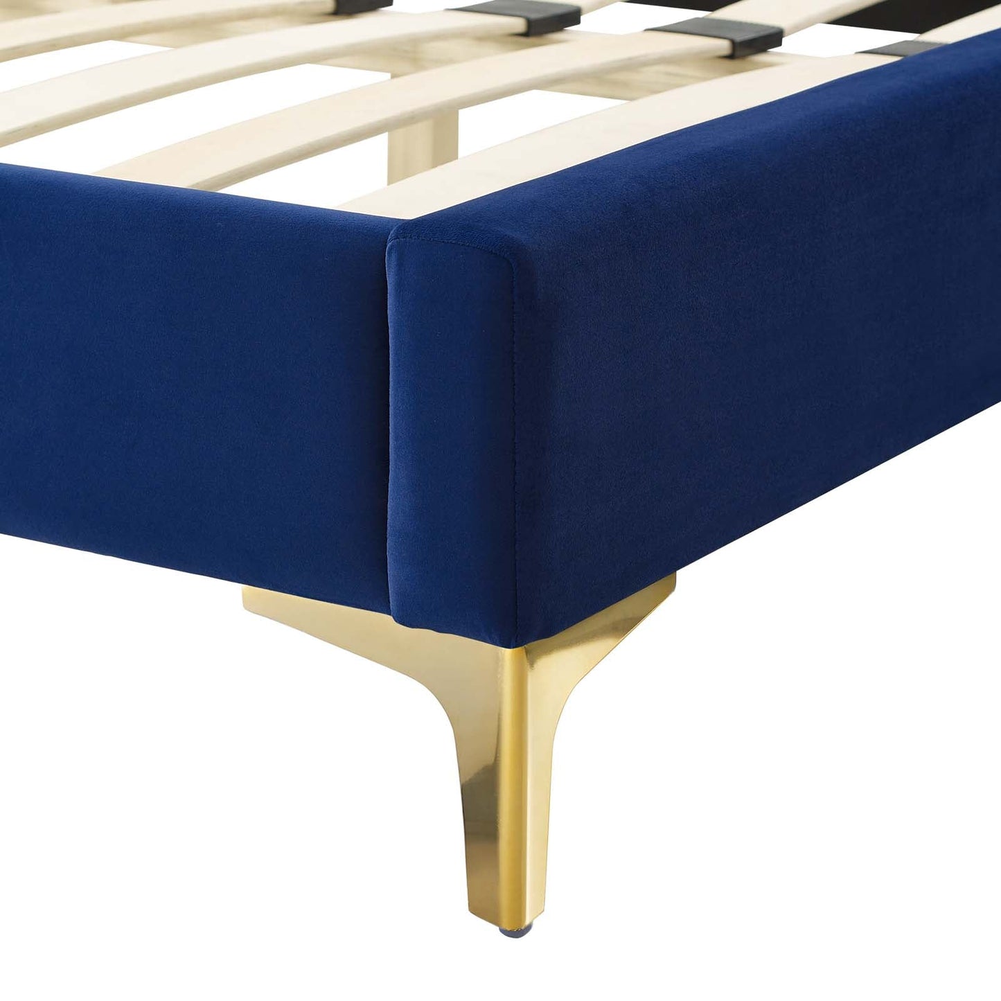 Juniper Channel Tufted Performance Velvet Twin Platform Bed by Modway