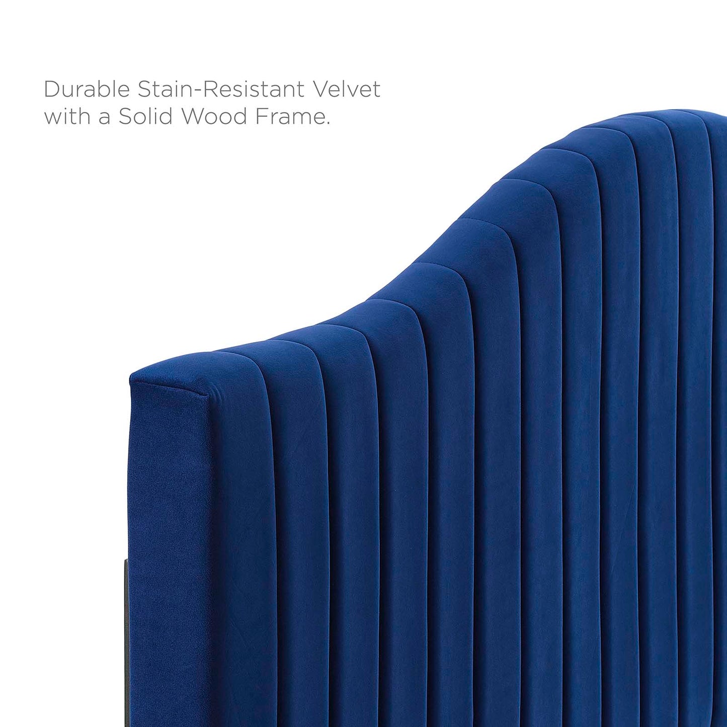 Juniper Channel Tufted Performance Velvet Twin Platform Bed by Modway